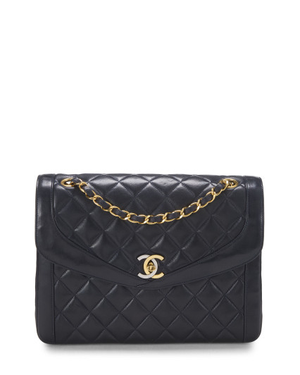 CHANEL BLACK QUILTED...