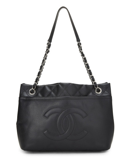 CHANEL BLACK CAVIAR...