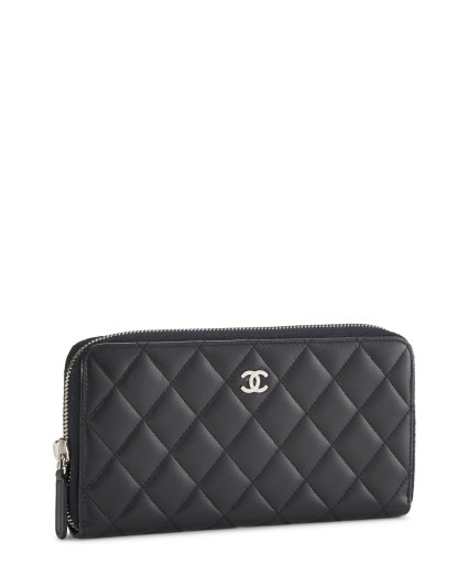 CHANEL BLACK QUILTED...